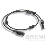 Sensor, Raddrehzahl Hinterachse BREMI 50674