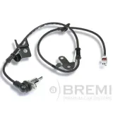 Sensor, Raddrehzahl Hinterachse links BREMI 50699