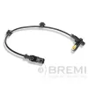 Sensor, Raddrehzahl Hinterachse links BREMI 50842