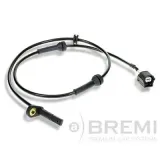 Sensor, Raddrehzahl Vorderachse BREMI 50914