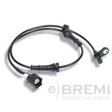 Sensor, Raddrehzahl Hinterachse links BREMI 50924