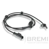 Sensor, Raddrehzahl Hinterachse BREMI 51305