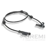 Sensor, Raddrehzahl Hinterachse BREMI 51378