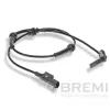 Sensor, Raddrehzahl Vorderachse BREMI 51336