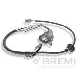 Sensor, Raddrehzahl Hinterachse links BREMI 51496