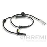 Sensor, Raddrehzahl Hinterachse BREMI 51656