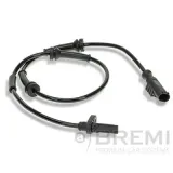 Sensor, Raddrehzahl Hinterachse BREMI 51692
