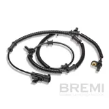 Sensor, Raddrehzahl Hinterachse BREMI 51870