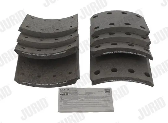 Bremsbelagsatz, Trommelbremse JURID 1972305460