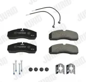 Bremsbelagsatz, Scheibenbremse JURID 2916009560