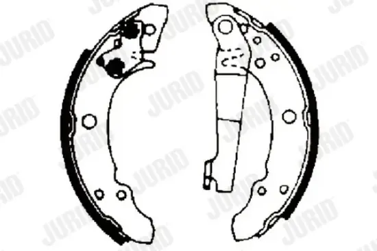 Bremsbackensatz JURID 361216J Bild Bremsbackensatz JURID 361216J