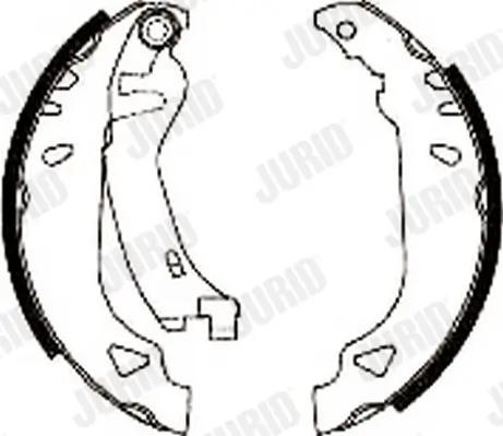 Bremsbackensatz Hinterachse JURID 361428J Bild Bremsbackensatz Hinterachse JURID 361428J