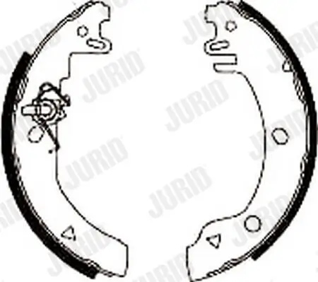 Bremsbackensatz Hinterachse JURID 361537J Bild Bremsbackensatz Hinterachse JURID 361537J