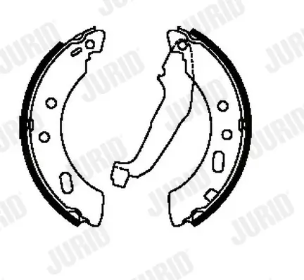 Bremsbackensatz Hinterachse JURID 362315J Bild Bremsbackensatz Hinterachse JURID 362315J