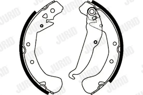 Bremsbackensatz Hinterachse JURID 362389J Bild Bremsbackensatz Hinterachse JURID 362389J