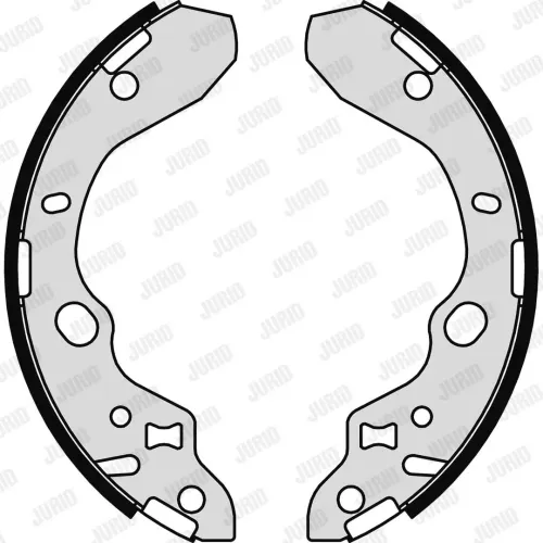 Bremsbackensatz Hinterachse JURID 362418J Bild Bremsbackensatz Hinterachse JURID 362418J