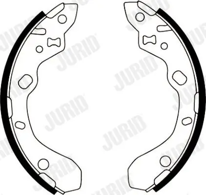 Bremsbackensatz Hinterachse JURID 362418J Bild Bremsbackensatz Hinterachse JURID 362418J
