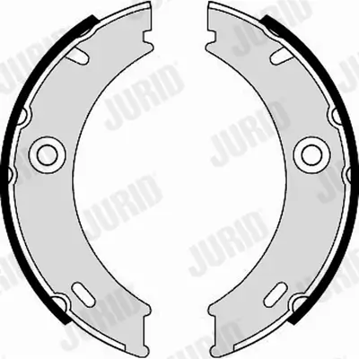 Bremsbackensatz, Feststellbremse Hinterachse JURID 362420J Bild Bremsbackensatz, Feststellbremse Hinterachse JURID 362420J