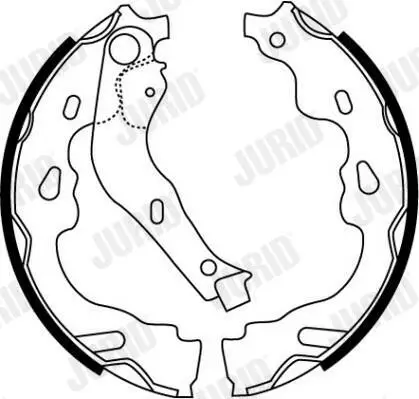 Bremsbackensatz Hinterachse JURID 362428J Bild Bremsbackensatz Hinterachse JURID 362428J