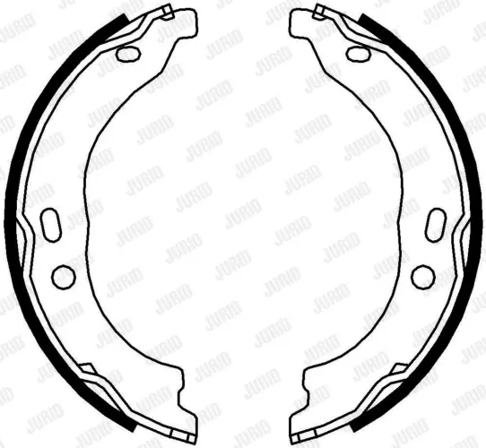 Bremsbackensatz, Feststellbremse Hinterachse JURID 362610J Bild Bremsbackensatz, Feststellbremse Hinterachse JURID 362610J