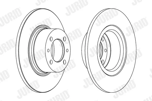Bremsscheibe Vorderachse JURID 561074J