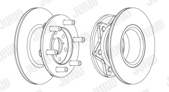 Bremsscheibe JURID 561127JC Bild Bremsscheibe JURID 561127JC
