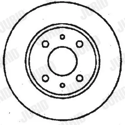 Bremsscheibe Vorderachse JURID 561130JC Bild Bremsscheibe Vorderachse JURID 561130JC