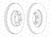 Bremsscheibe Vorderachse JURID 561364JC