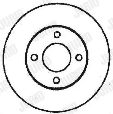 Bremsscheibe Vorderachse JURID 561244JC Bild Bremsscheibe Vorderachse JURID 561244JC
