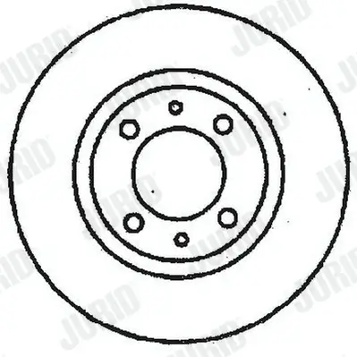 Bremsscheibe Vorderachse JURID 561326JC Bild Bremsscheibe Vorderachse JURID 561326JC