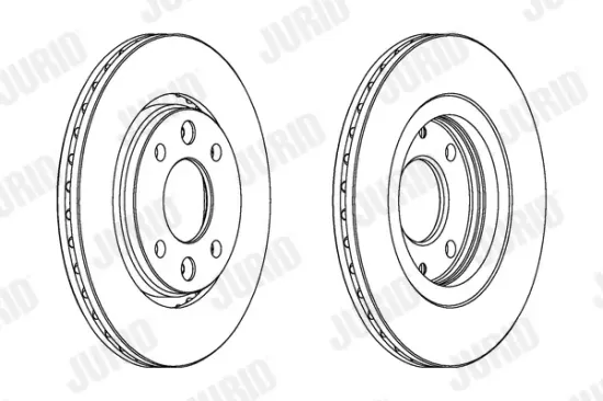 Bremsscheibe Vorderachse JURID 561346J Bild Bremsscheibe Vorderachse JURID 561346J