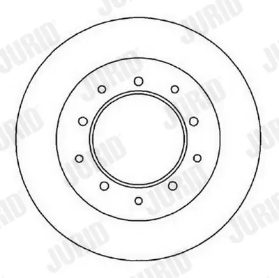 Bremsscheibe Hinterachse JURID 561353JC Bild Bremsscheibe Hinterachse JURID 561353JC