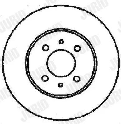 Bremsscheibe Vorderachse JURID 561469JC Bild Bremsscheibe Vorderachse JURID 561469JC
