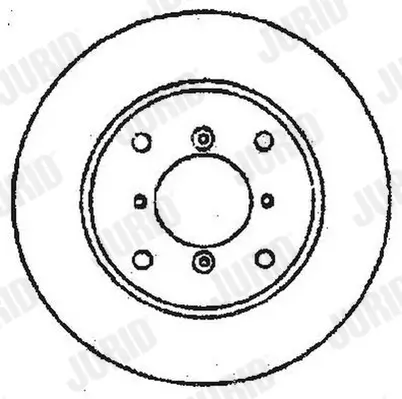 Bremsscheibe Vorderachse JURID 561505JC Bild Bremsscheibe Vorderachse JURID 561505JC