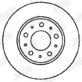Bremsbelagsatz, Scheibenbremse Vorderachse JURID 571931J