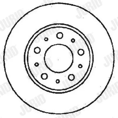 Bremsscheibe Vorderachse JURID 561512JC Bild Bremsscheibe Vorderachse JURID 561512JC