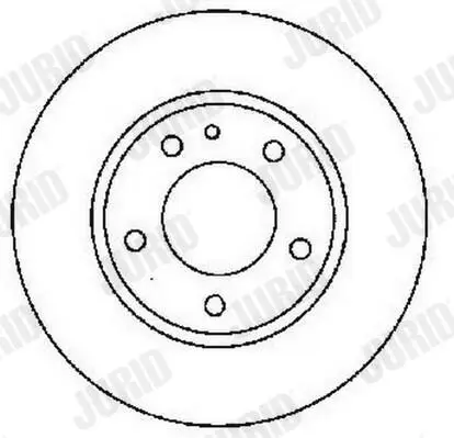 Bremsscheibe JURID 561520JC Bild Bremsscheibe JURID 561520JC