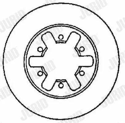 Bremsscheibe Vorderachse JURID 561523JC