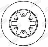 Bremsscheibe Vorderachse JURID 561523JC