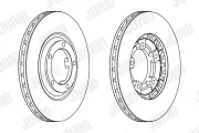 Bremsscheibe Vorderachse JURID 561580JC