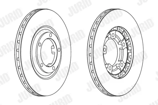 Bremsscheibe Vorderachse JURID 561580JC Bild Bremsscheibe Vorderachse JURID 561580JC