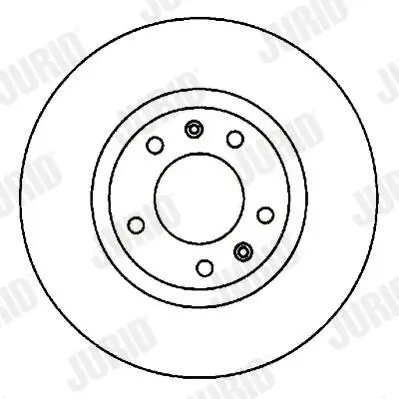 Bremsscheibe Hinterachse JURID 561597JC Bild Bremsscheibe Hinterachse JURID 561597JC
