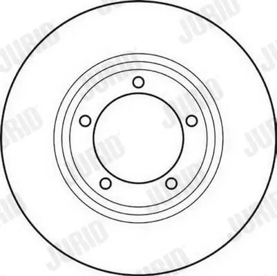 Bremsscheibe Vorderachse JURID 561629JC Bild Bremsscheibe Vorderachse JURID 561629JC
