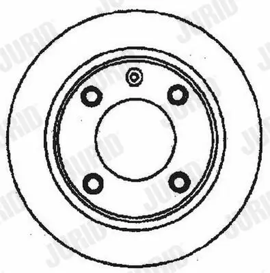 Bremsscheibe Hinterachse JURID 561704JC Bild Bremsscheibe Hinterachse JURID 561704JC