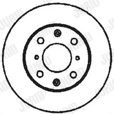 Bremsscheibe Vorderachse JURID 561711JC Bild Bremsscheibe Vorderachse JURID 561711JC