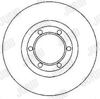 Bremsscheibe Vorderachse JURID 561765JC Bild Bremsscheibe Vorderachse JURID 561765JC