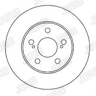 Bremsscheibe Vorderachse JURID 561822JC Bild Bremsscheibe Vorderachse JURID 561822JC