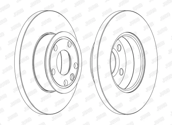 Bremsscheibe Vorderachse JURID 561857JC Bild Bremsscheibe Vorderachse JURID 561857JC