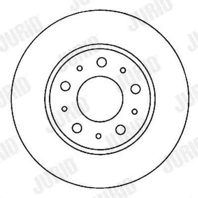 Bremsscheibe Vorderachse JURID 561866JC Bild Bremsscheibe Vorderachse JURID 561866JC