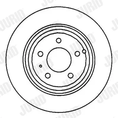 Bremsscheibe Hinterachse JURID 561867JC Bild Bremsscheibe Hinterachse JURID 561867JC